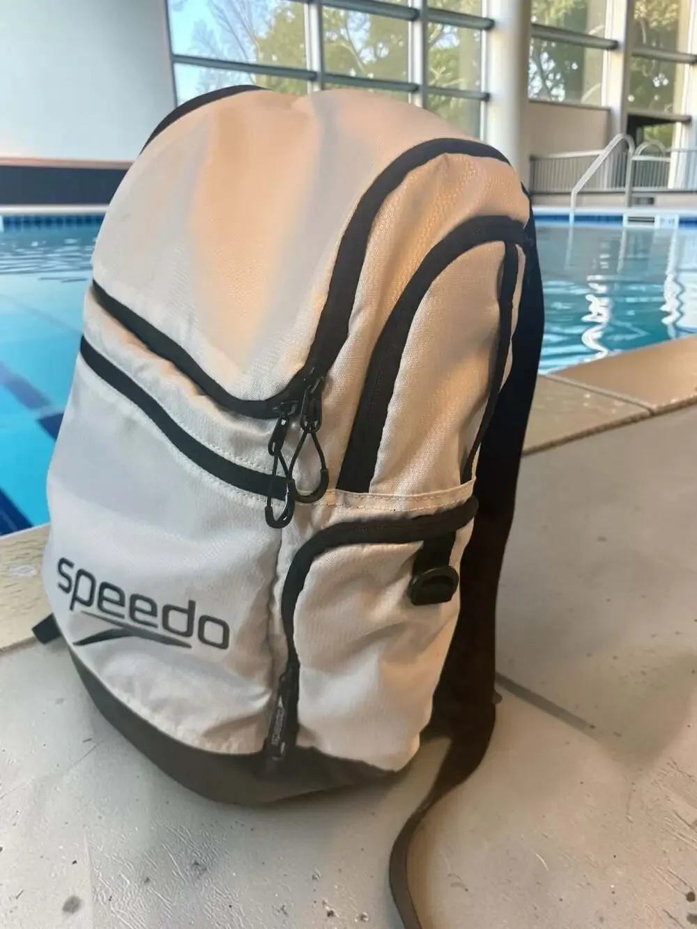 Speedo Teamster 2.0 Swimming Backpack White/Black